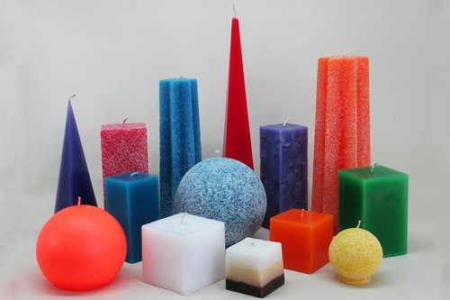 изготовление декоративных свечей